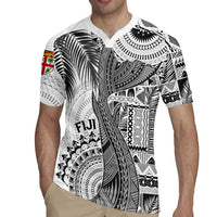 Fiji Rugby Personalised Bula Masi Rugby Jersey Fish Tail Kaivity Cibi - White LT7 - Polynesian Pride