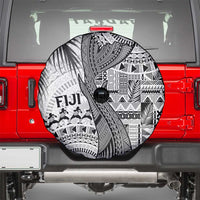Fiji Rugby Bula Masi Spare Tire Cover Fish Tail Kaivity Cibi - White LT7 - Polynesian Pride