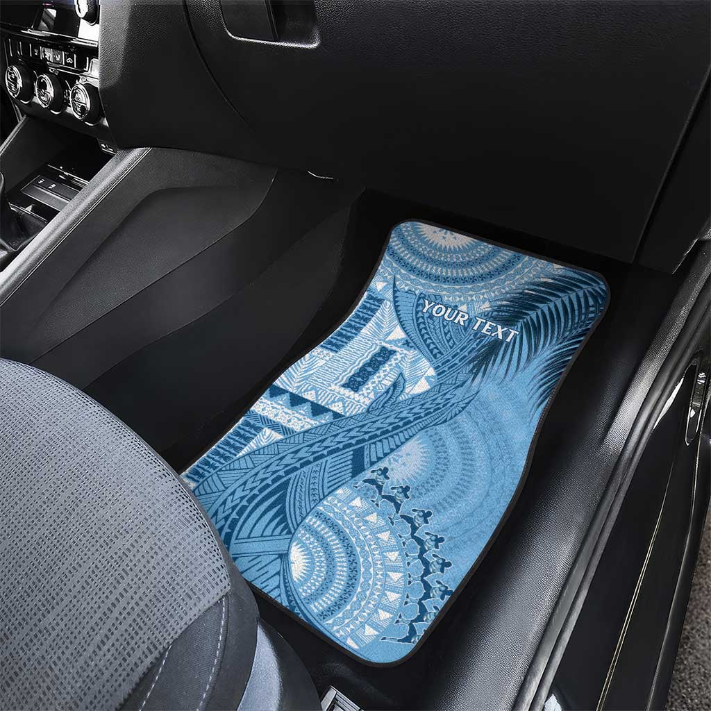 Fiji Rugby Bula Masi Car Mats Fish Tail Kaivity Cibi - Turquoise LT7 - Polynesian Pride