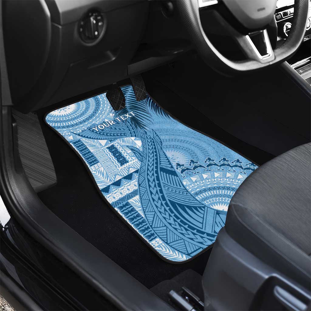 Fiji Rugby Bula Masi Car Mats Fish Tail Kaivity Cibi - Turquoise LT7 - Polynesian Pride