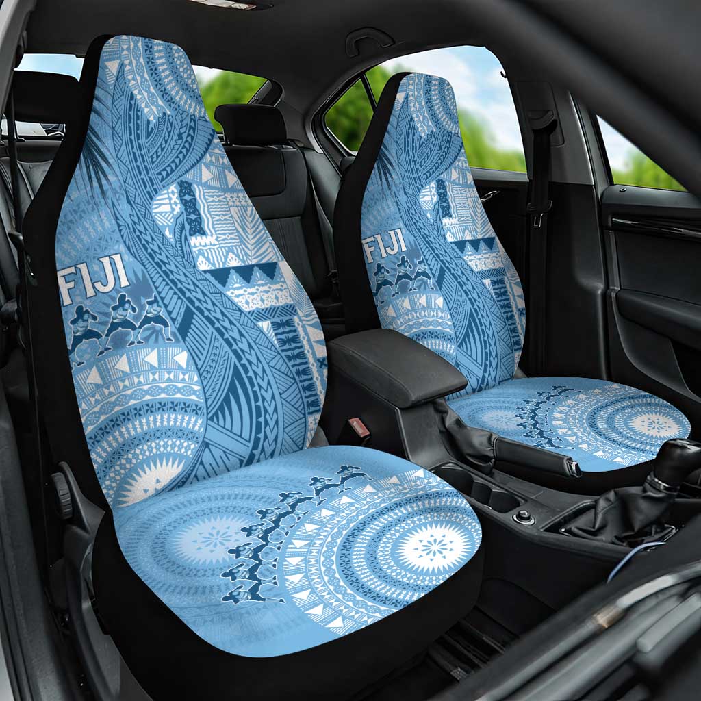 Fiji Rugby Bula Masi Car Seat Cover Fish Tail Kaivity Cibi - Turquoise LT7 One Size Turquoise - Polynesian Pride