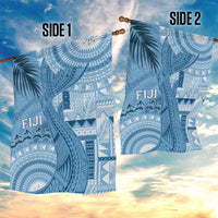 Fiji Rugby Bula Masi Garden Flag Fish Tail Kaivity Cibi - Turquoise LT7 - Polynesian Pride