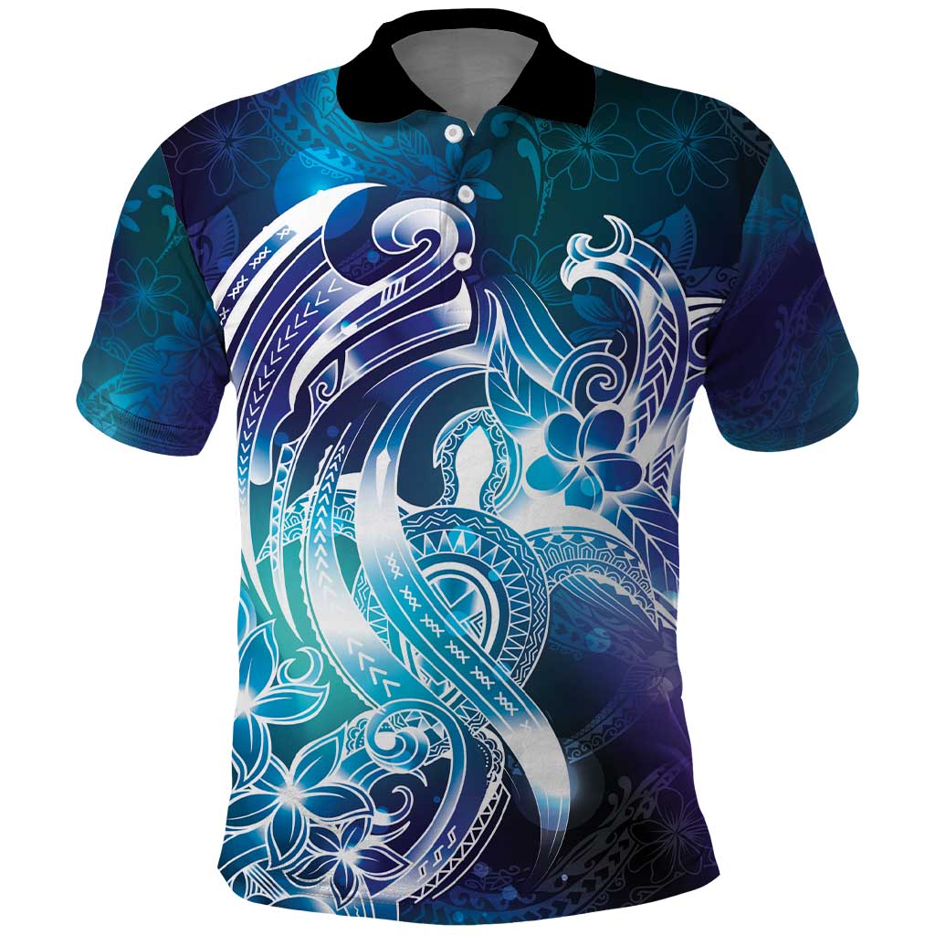 Aloha Hawaii Turtle Polo Shirt Teal Purple Ribbon LT7 Purple Teal - Polynesian Pride