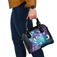 Aloha Hawaii Turtle Shoulder Handbag Teal Purple Ribbon LT7 - Polynesian Pride