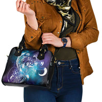 Aloha Hawaii Turtle Shoulder Handbag Teal Purple Ribbon LT7 - Polynesian Pride