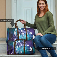 Aloha Hawaii Turtle Travel Bag Teal Purple Ribbon LT7 - Polynesian Pride
