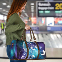 Aloha Hawaii Turtle Travel Bag Teal Purple Ribbon LT7 - Polynesian Pride