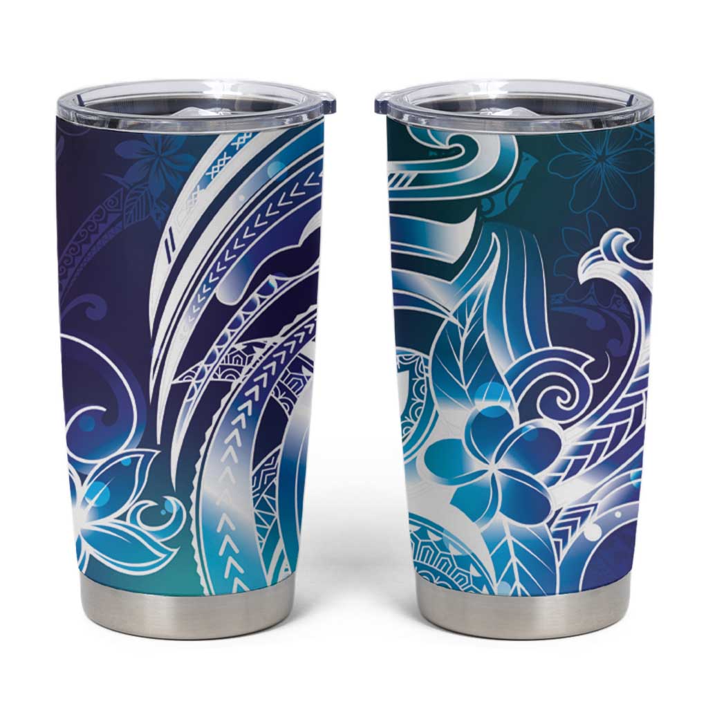 Aloha Hawaii Turtle Tumbler Cup Teal Purple Ribbon LT7 Purple Teal - Polynesian Pride