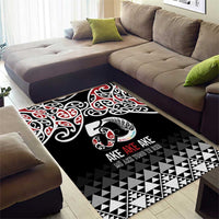 Kia Kaha Te Reo Maori Area Rug 50 Years Mo Ake Tonu Te Reo LT7 - Polynesian Pride