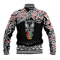 Kia Kaha Te Reo Maori Baseball Jacket 50 Years Mo Ake Tonu Te Reo LT7 - Polynesian Pride