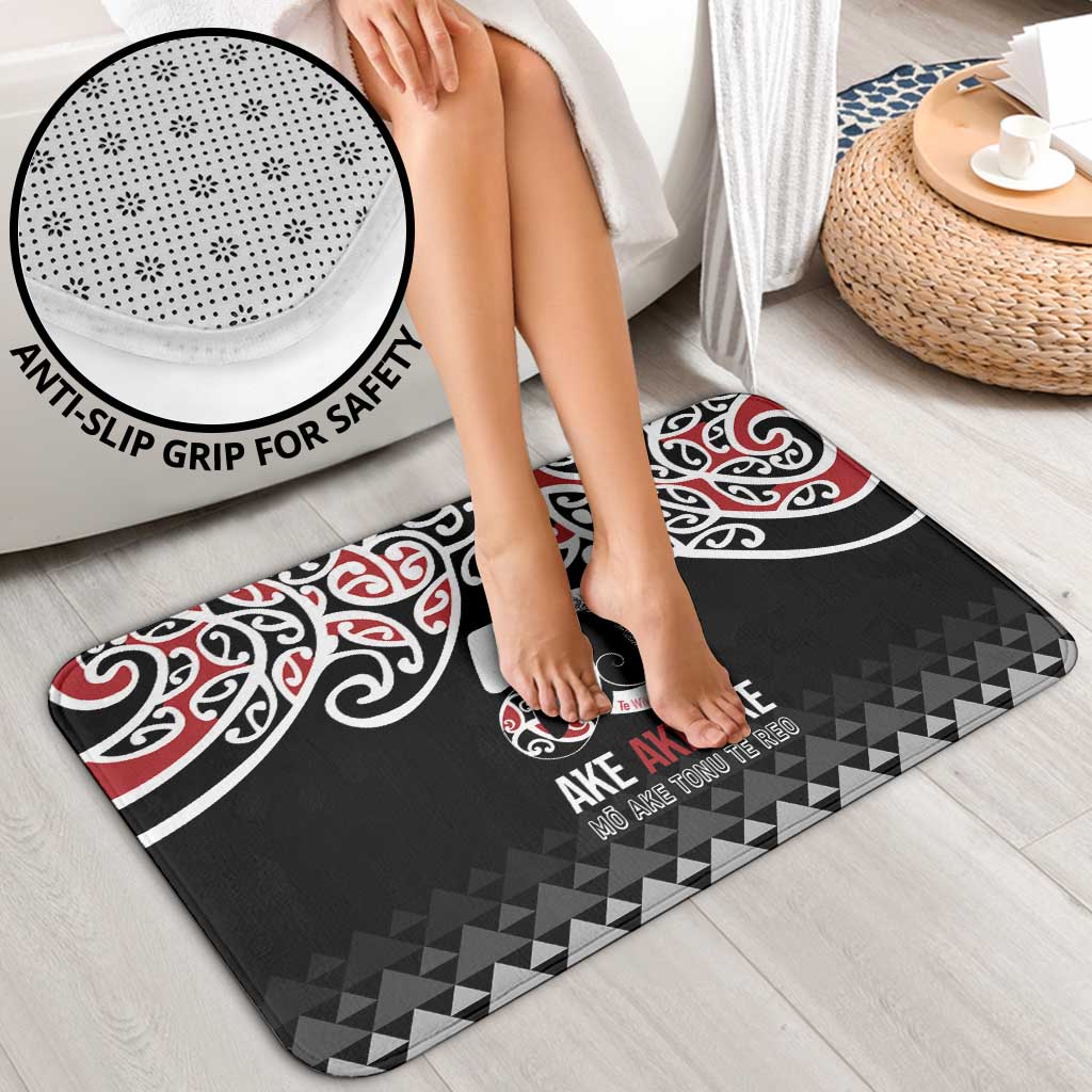 Kia Kaha Te Reo Maori Bathroom Set 50 Years Mo Ake Tonu Te Reo LT7 - Polynesian Pride