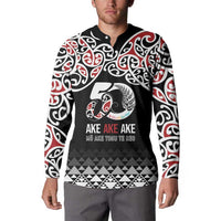 Kia Kaha Te Reo Maori Button Sweatshirt 50 Years Mo Ake Tonu Te Reo LT7 - Polynesian Pride
