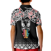 Kia Kaha Te Reo Maori Kid Polo Shirt 50 Years Mo Ake Tonu Te Reo LT7 - Polynesian Pride