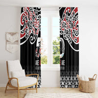 Kia Kaha Te Reo Maori Window Curtain 50 Years Mo Ake Tonu Te Reo LT7 - Polynesian Pride