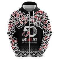 Kia Kaha Te Reo Maori Zip Hoodie 50 Years Mo Ake Tonu Te Reo LT7 - Polynesian Pride