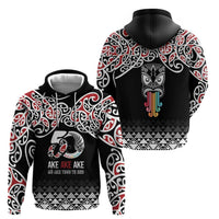 Kia Kaha Te Reo Maori Zip Hoodie 50 Years Mo Ake Tonu Te Reo LT7 - Polynesian Pride