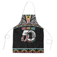 50 Years Kia Kaha Te Reo Maori Apron Ake Ake Ake! LT7 White - Polynesian Pride
