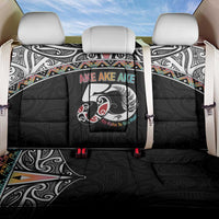50 Years Kia Kaha Te Reo Maori Back Car Seat Cover Ake Ake Ake! LT7 One Size White - Polynesian Pride