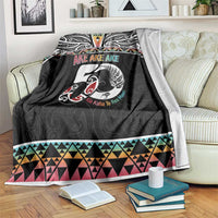 50 Years Kia Kaha Te Reo Maori Blanket Ake Ake Ake! LT7 White - Polynesian Pride