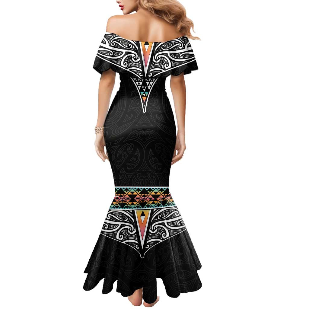 50 Years Kia Kaha Te Reo Maori Mermaid Dress Ake Ake Ake! LT7 - Polynesian Pride