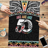 50 Years Kia Kaha Te Reo Maori Puzzle Ake Ake Ake! LT7 White - Polynesian Pride