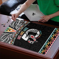50 Years Kia Kaha Te Reo Maori Puzzle Ake Ake Ake! LT7 - Polynesian Pride