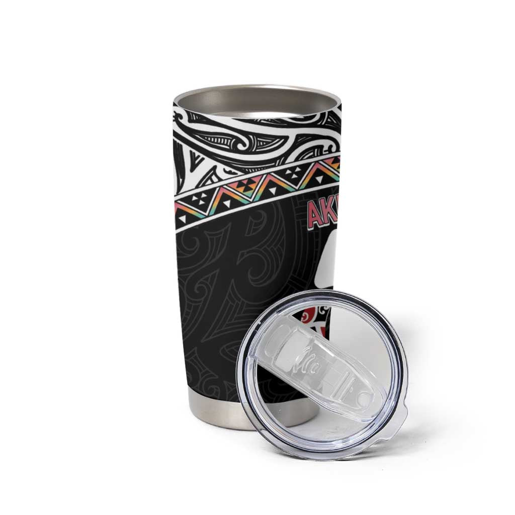 50 Years Kia Kaha Te Reo Maori Tumbler Cup Ake Ake Ake! LT7 - Polynesian Pride