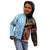 Personalised Fiji and Australia Kid Hoodie Masi Patterns Mix Aboriginal Art LT7 - Polynesian Pride