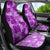 Hawaii Tapa Car Seat Cover Hibiscus Mix Hawaiian Quilt Patches - Violet LT7 - Polynesian Pride