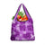 Hawaii Tapa Grocery Bag Hibiscus Mix Hawaiian Quilt Patches - Violet