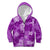 Hawaii Tapa Kid Hoodie Hibiscus Mix Hawaiian Quilt Patches - Violet LT7 - Polynesian Pride