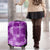 Hawaii Tapa Luggage Cover Hibiscus Mix Hawaiian Quilt Patches - Violet LT7 - Polynesian Pride