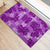 Hawaii Tapa Rubber Doormat Hibiscus Mix Hawaiian Quilt Patches - Violet LT7 - Polynesian Pride