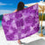 Hawaii Tapa Sarong Hibiscus Mix Hawaiian Quilt Patches - Violet LT7 One Size 44 x 66 inches Violet - Polynesian Pride