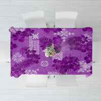 Hawaii Tapa Tablecloth Hibiscus Mix Hawaiian Quilt Patches - Violet LT7 Violet - Polynesian Pride