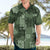 Hawaii Tapa Hawaiian Shirt Hibiscus Mix Hawaiian Quilt Patches - Sage Green LT7 - Polynesian Pride