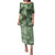 Hawaii Tapa Puletasi Hibiscus Mix Hawaiian Quilt Patches - Sage Green LT7 Long Dress Sage Green - Polynesian Pride