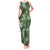 Hawaii Tapa Tank Maxi Dress Hibiscus Mix Hawaiian Quilt Patches - Sage Green LT7 Women Sage Green - Polynesian Pride