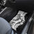 Polynesian Plumeria Lei Car Mats with Hammerhead Shark