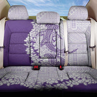 Polynesian Purple Plumeria Lei Back Car Seat Cover with Hammerhead Shark LT7 One Size Purple - Polynesian Pride