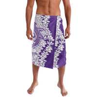 Polynesian Purple Plumeria Lei Lavalava with Hammerhead Shark LT7 Purple - Polynesian Pride
