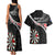 Personalised New Zealand Darts Couples Matching Tank Maxi Dress and Hawaiian Shirt Maori Manaia LT7 - Polynesian Pride