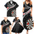 Personalised New Zealand Darts Family Matching Summer Maxi Dress and Hawaiian Shirt Maori Manaia LT7 - Polynesian Pride