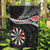 Personalised New Zealand Darts Garden Flag Maori Manaia LT7 Garden Flag Black - Polynesian Pride