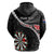 Personalised New Zealand Darts Hoodie Maori Manaia LT7 - Polynesian Pride