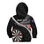 Personalised New Zealand Darts Kid Hoodie Maori Manaia LT7 - Polynesian Pride