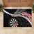 Personalised New Zealand Darts Rubber Doormat Maori Manaia LT7 - Polynesian Pride