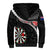 Personalised New Zealand Darts Sherpa Hoodie Maori Manaia LT7 - Polynesian Pride