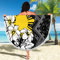 Philippines Sampaguita Personalised Beach Blanket Women's Day LT7 - Polynesian Pride