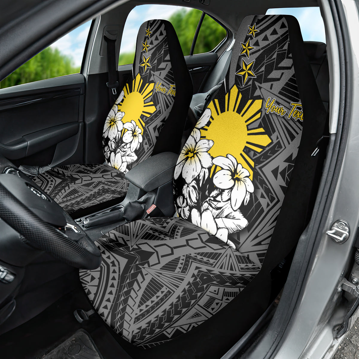 Philippines Sampaguita Personalised Car Seat Cover Women's Day LT7 - Polynesian Pride